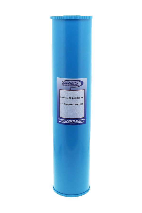 Aries AF-20-3690-BB 4.5 × 20 Fluoride Removal Cartridge