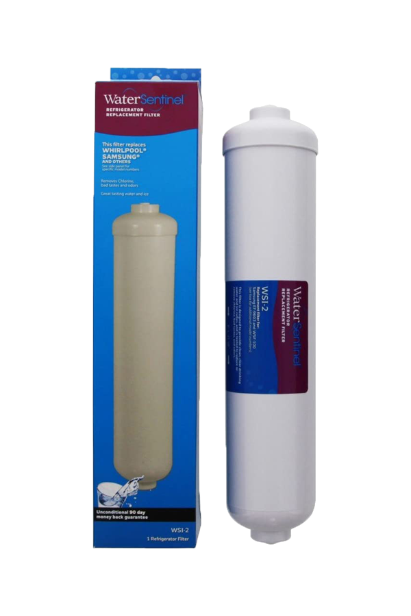 WSI-2 WaterSentinel Refrigerator Replacement Filter: Fits Samsung/Whirlpool WS100 inline filter