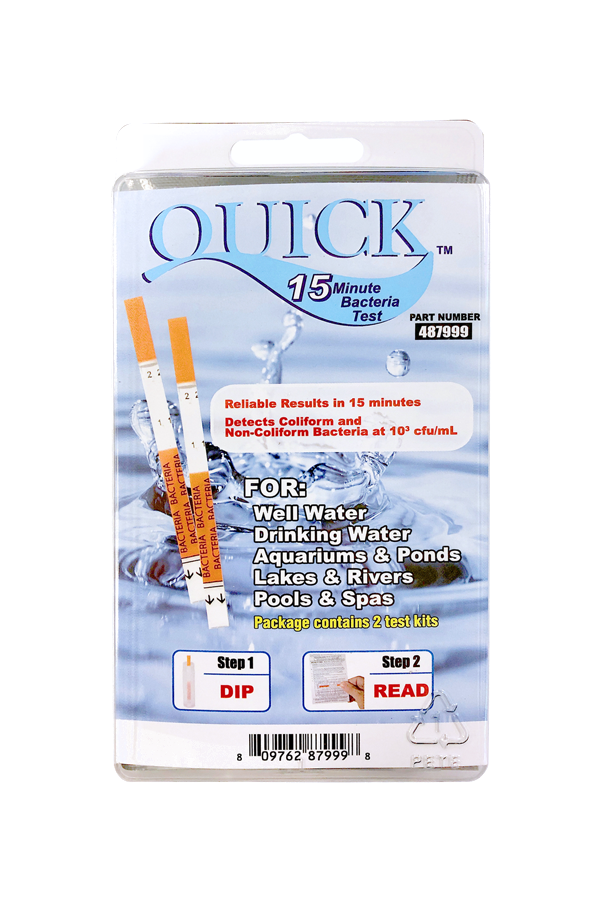 Quick™ 15- Minute Bacteria Coliform Test Kit (2 tests)